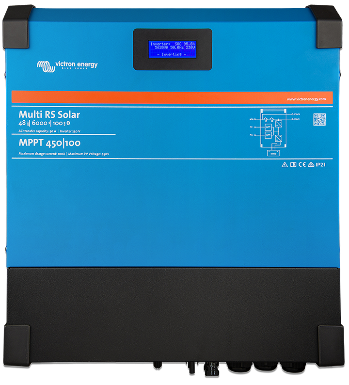 Inversor-carregador Victron Multi RS Solar — equipamento de referência
