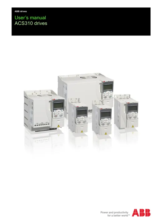 Capa do manual Inversor ACS310 (ABB)
