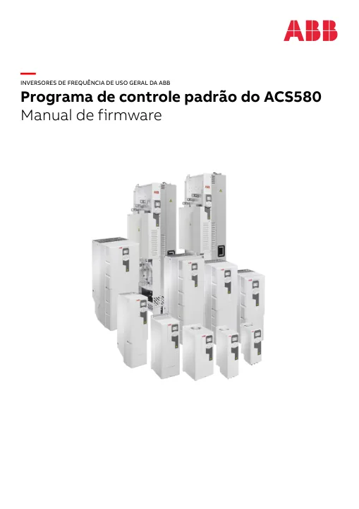 Capa do manual Inversor ACS580 (ABB)