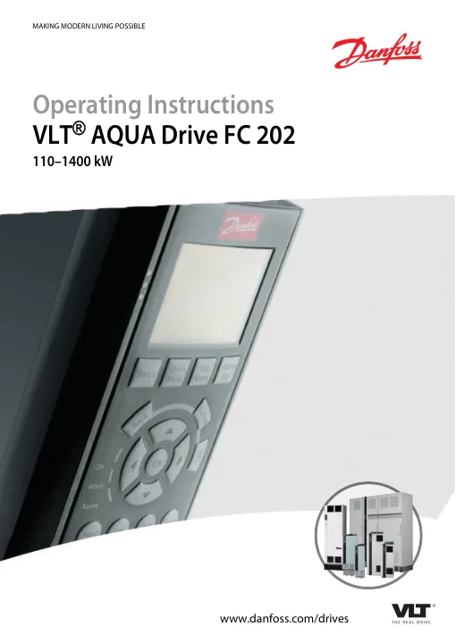Capa do manual VLT AQUA Drive FC 202 (Danfoss)