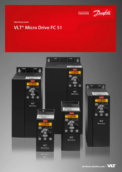 Capa do manual VLT Micro Drive FC 51 (Danfoss)