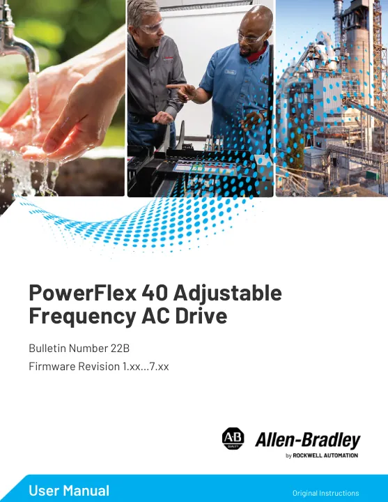 Capa do manual PowerFlex 40 (Rockwell Automation)