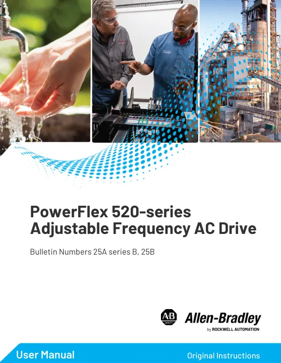 Capa do manual PowerFlex 520 (523 / 525) (Rockwell Automation)