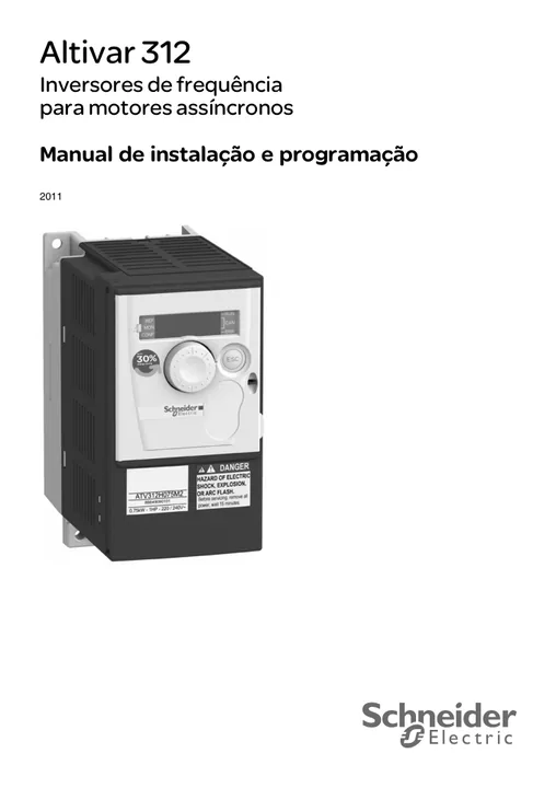 Capa do manual Inversor Altivar 312 (Schneider Electric)