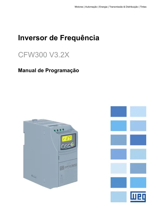 Capa do manual Inversor CFW300 (WEG)