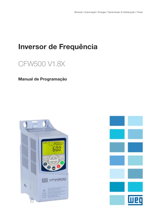 Capa do manual Inversor CFW500 (WEG)