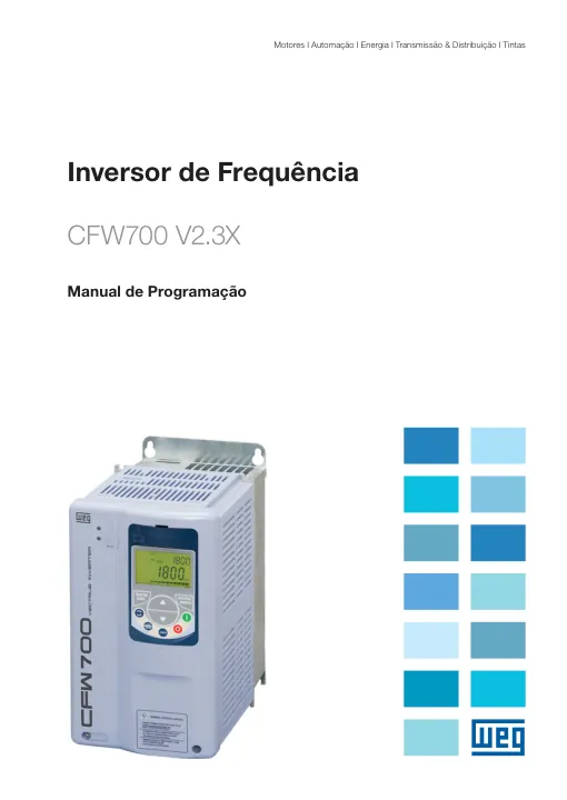 Capa do manual Inversor CFW700 (WEG)