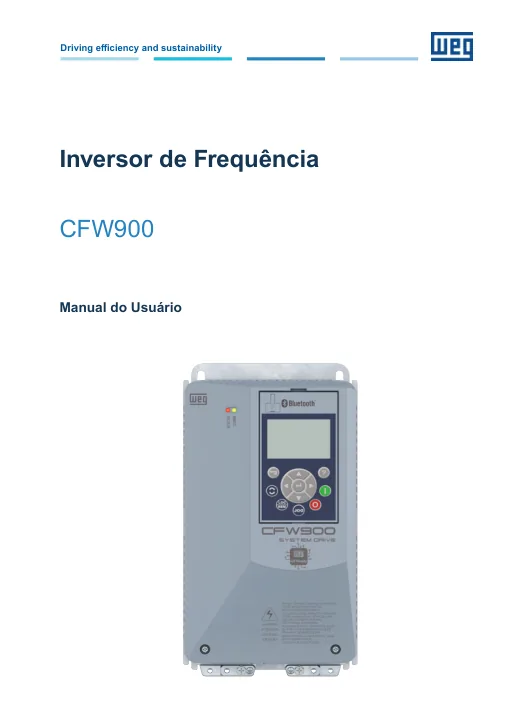 Capa do manual Inversor CFW900 (WEG)