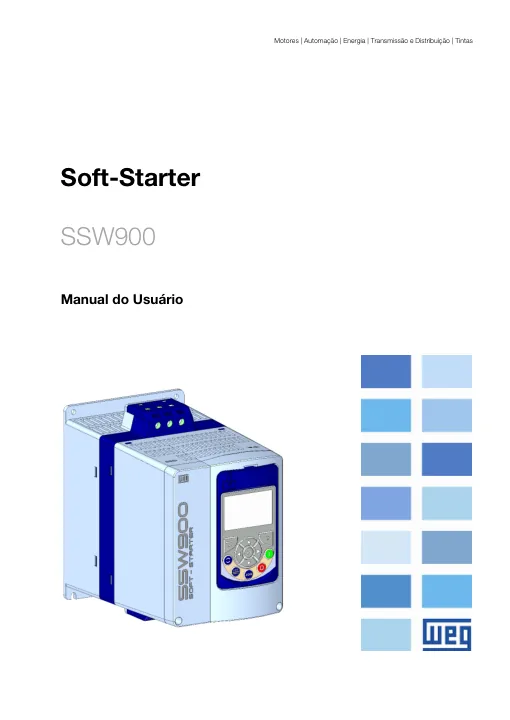 Capa do manual Soft starter SSW900 (WEG)